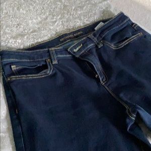 Dark denim skinny jean